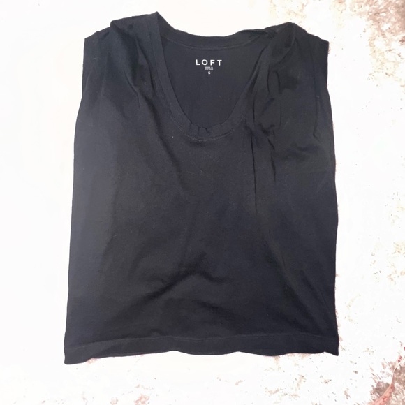 LOFT Muscle Cap Sleeve Tops - Set of 4 - Size Small Black Blue Pink Orange - Picture 12 of 16